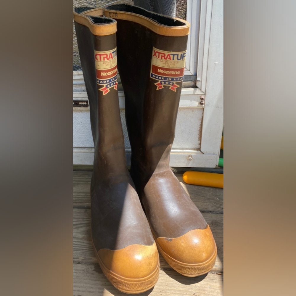 USA made XTRATUF Steel Toe boots